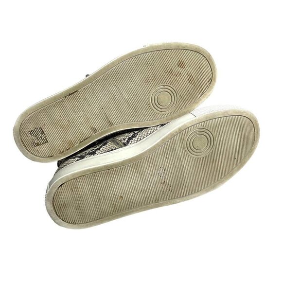 P448 Star2.0 mid top leather Sneakers in Silver‎ Python Sz 37 - Picture 10 of 11